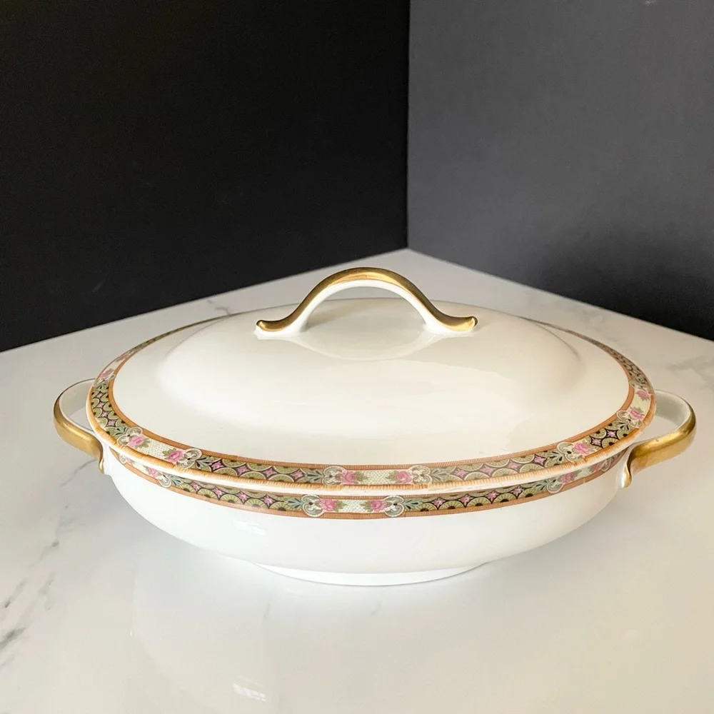 Casserole Server with Lid - Guerin Limoges